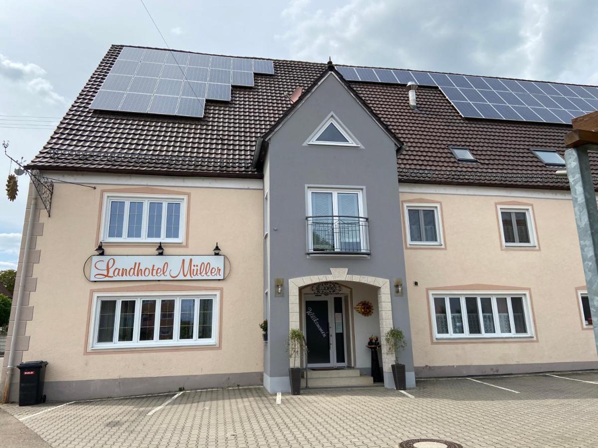 Landhotel Mueller Im Donautal Tapfheim Buitenkant foto